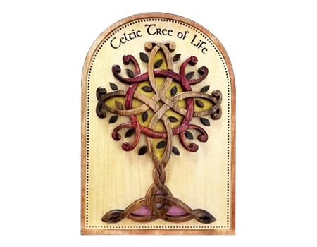 Celtic tree of life plaque