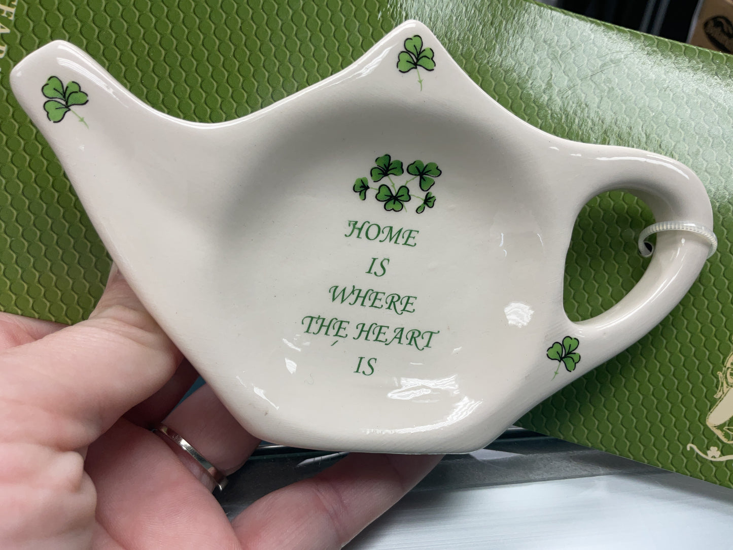 Home is where the heart is tea bag holder
