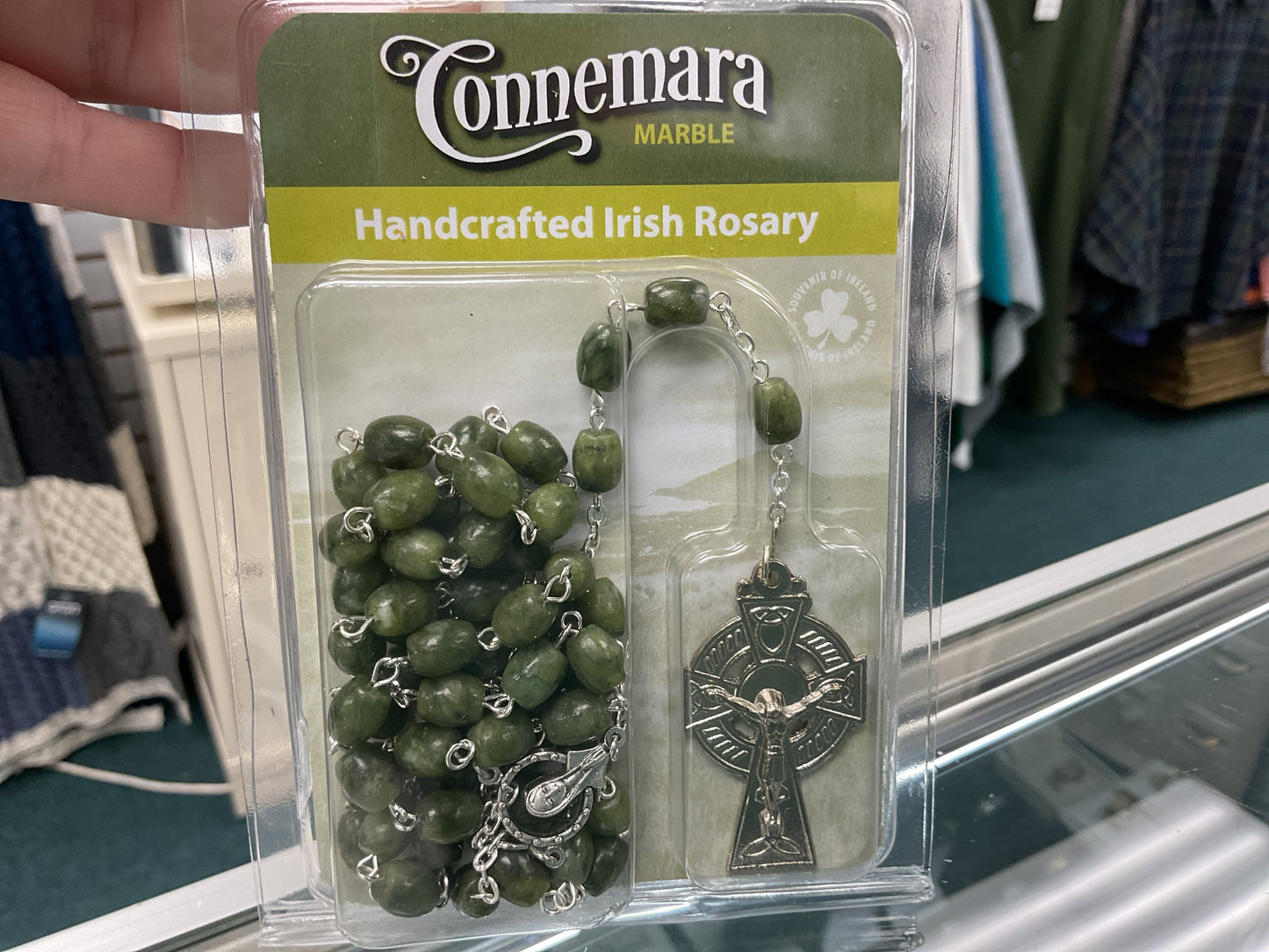 Connemara Marble handcrafted Irish Rosary