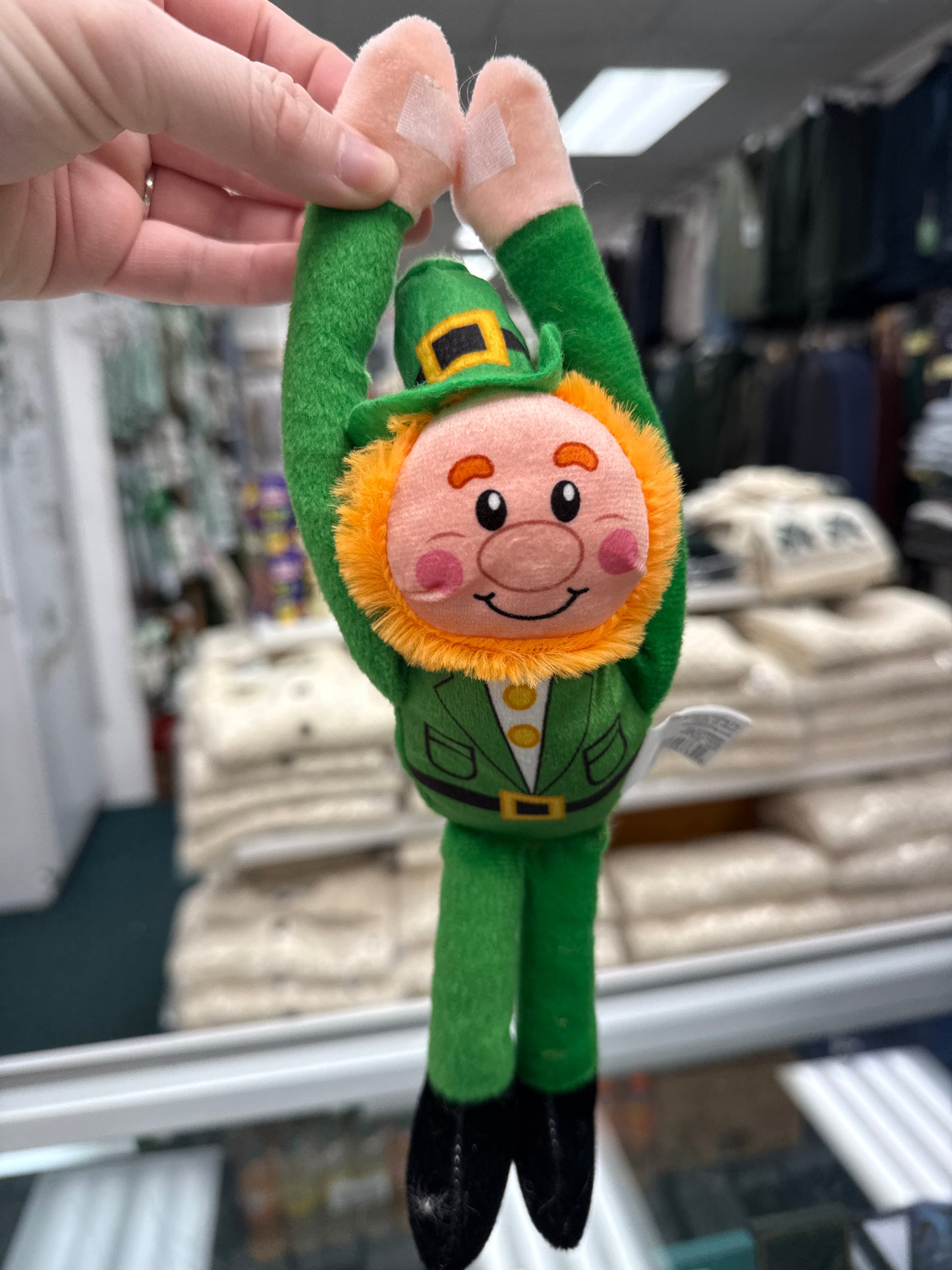 Hanging 11” leprechaun