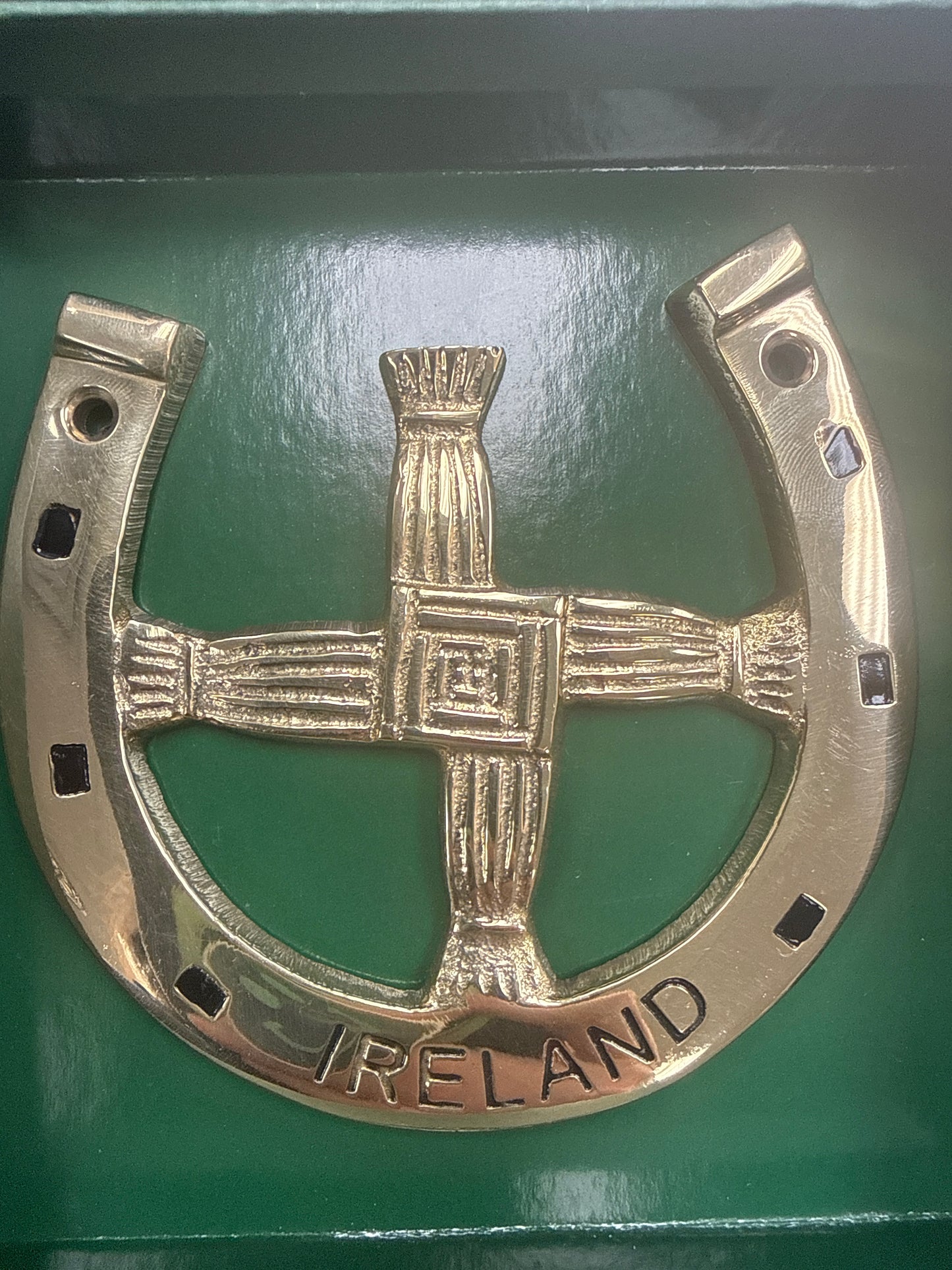 Brass horse shoe st brigids spw17