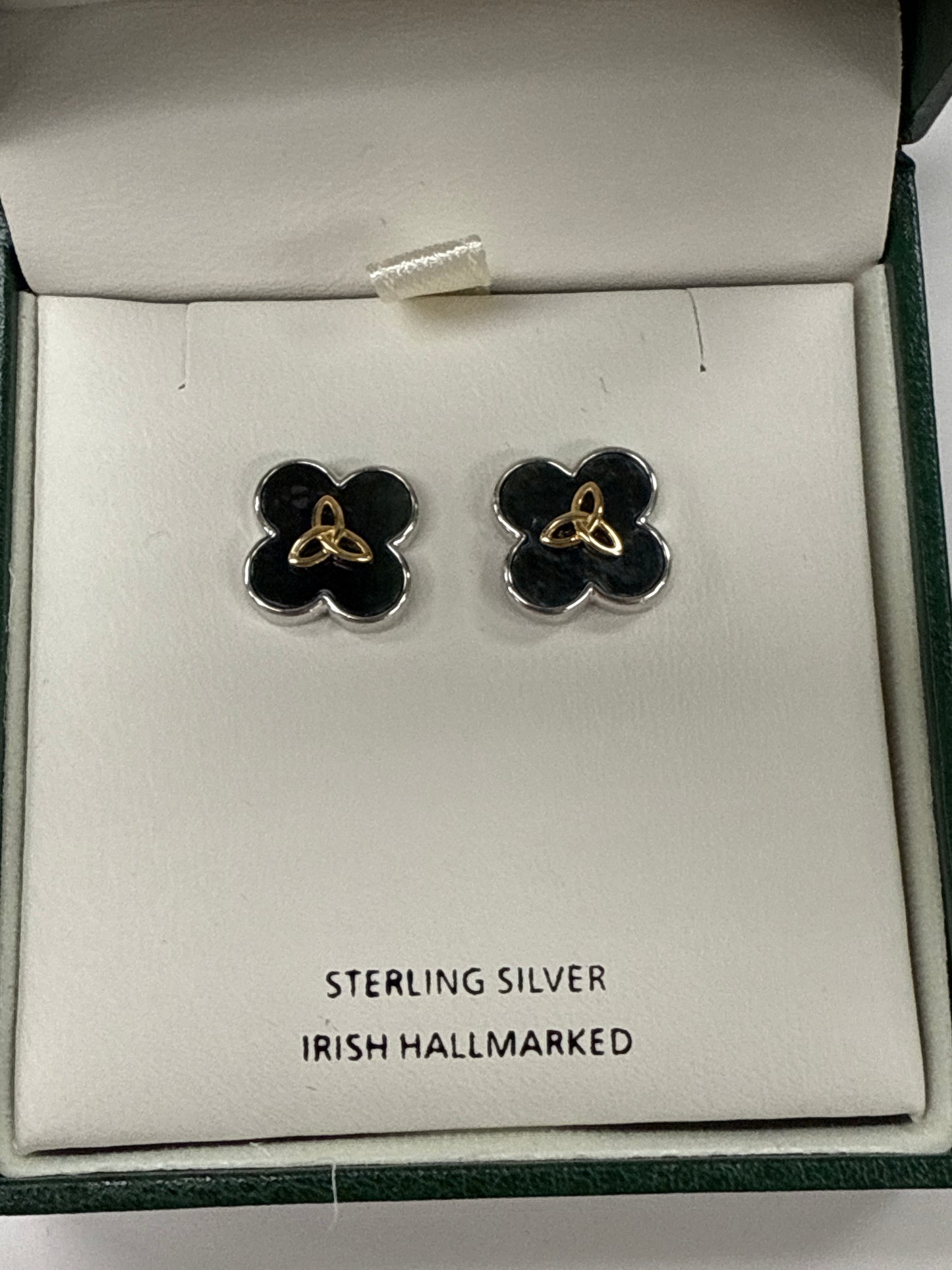 Anu Sterling Silver post with Trinity knot A2031