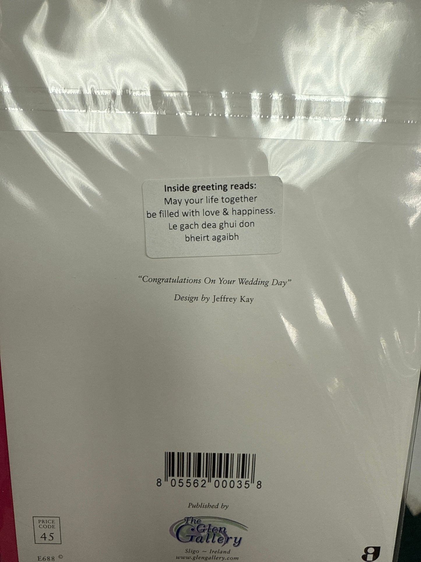 On your wedding day card