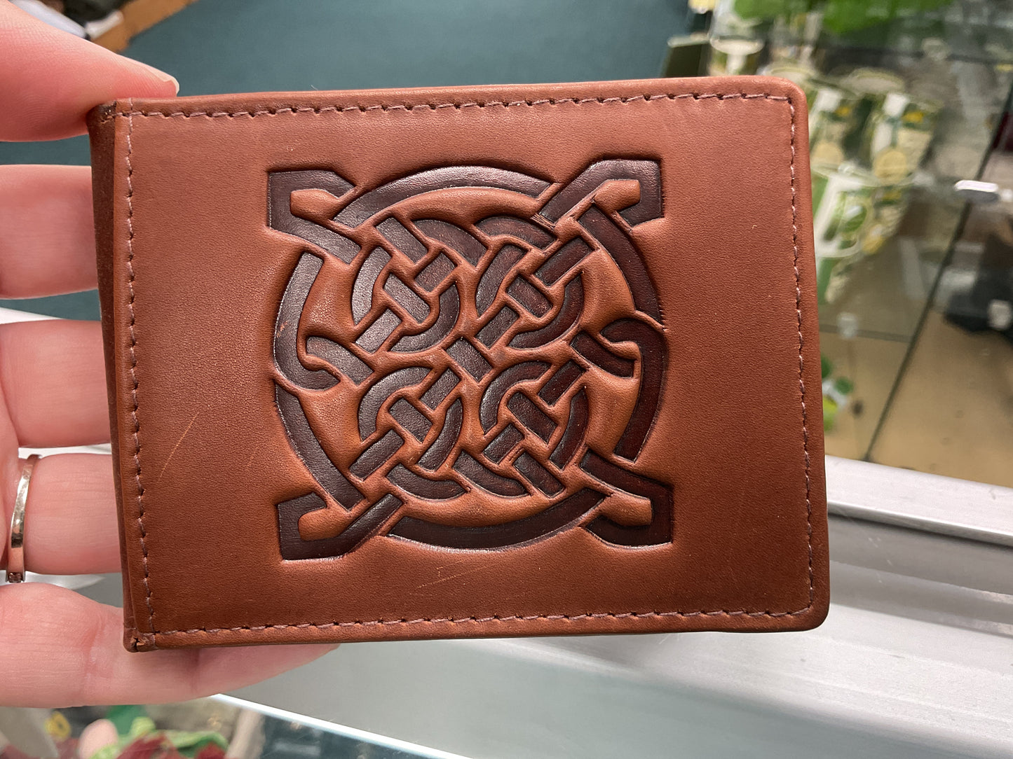 Fergal Knot Wallet leather
