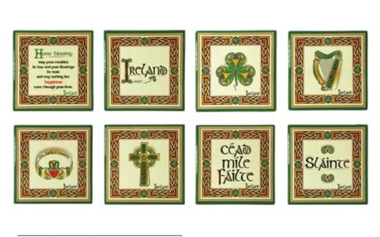 Ceramic Coasters with cork backing