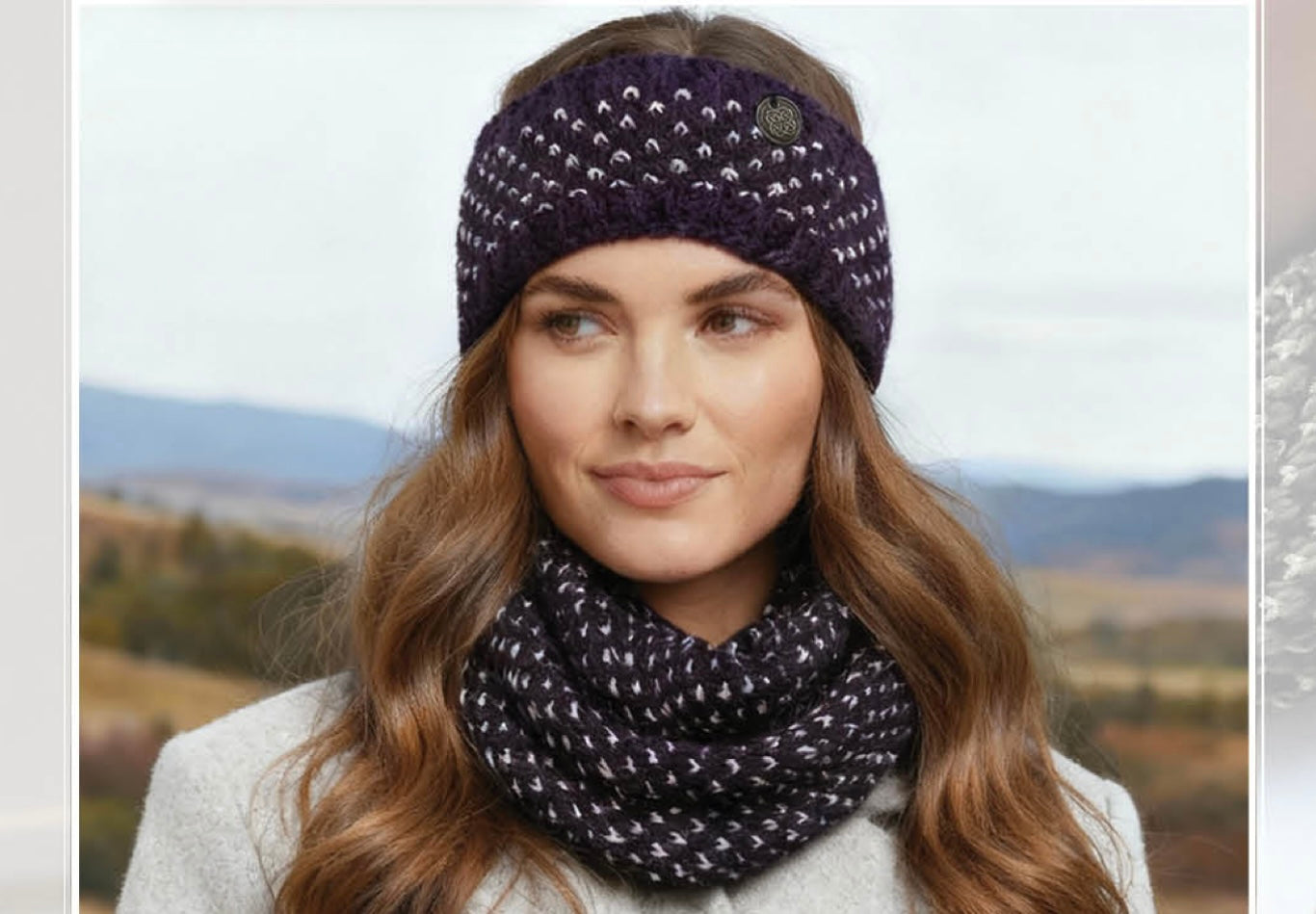 Lurex Knitted Headband