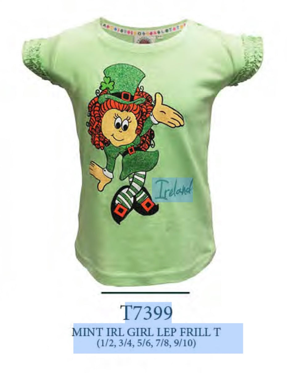 Ireland Girl Leprechaun Shirt T7399