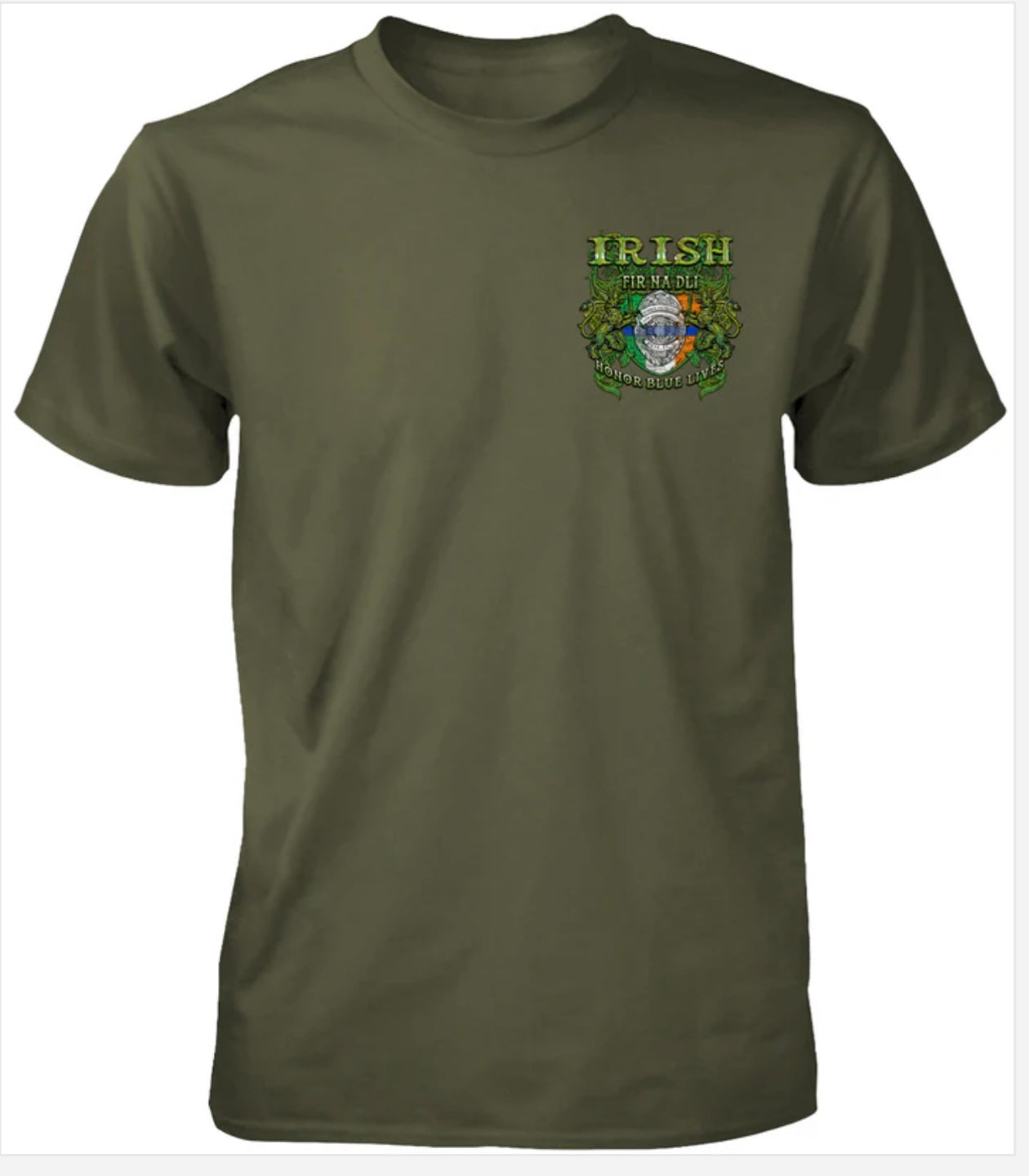 Irish Police Shirt Military Green
