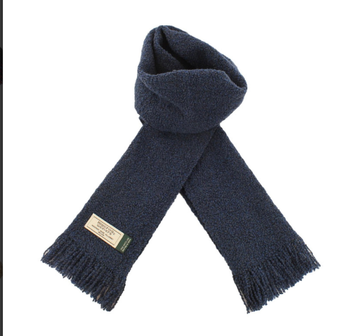 Mucros Weavers Skellig Scarf Navy