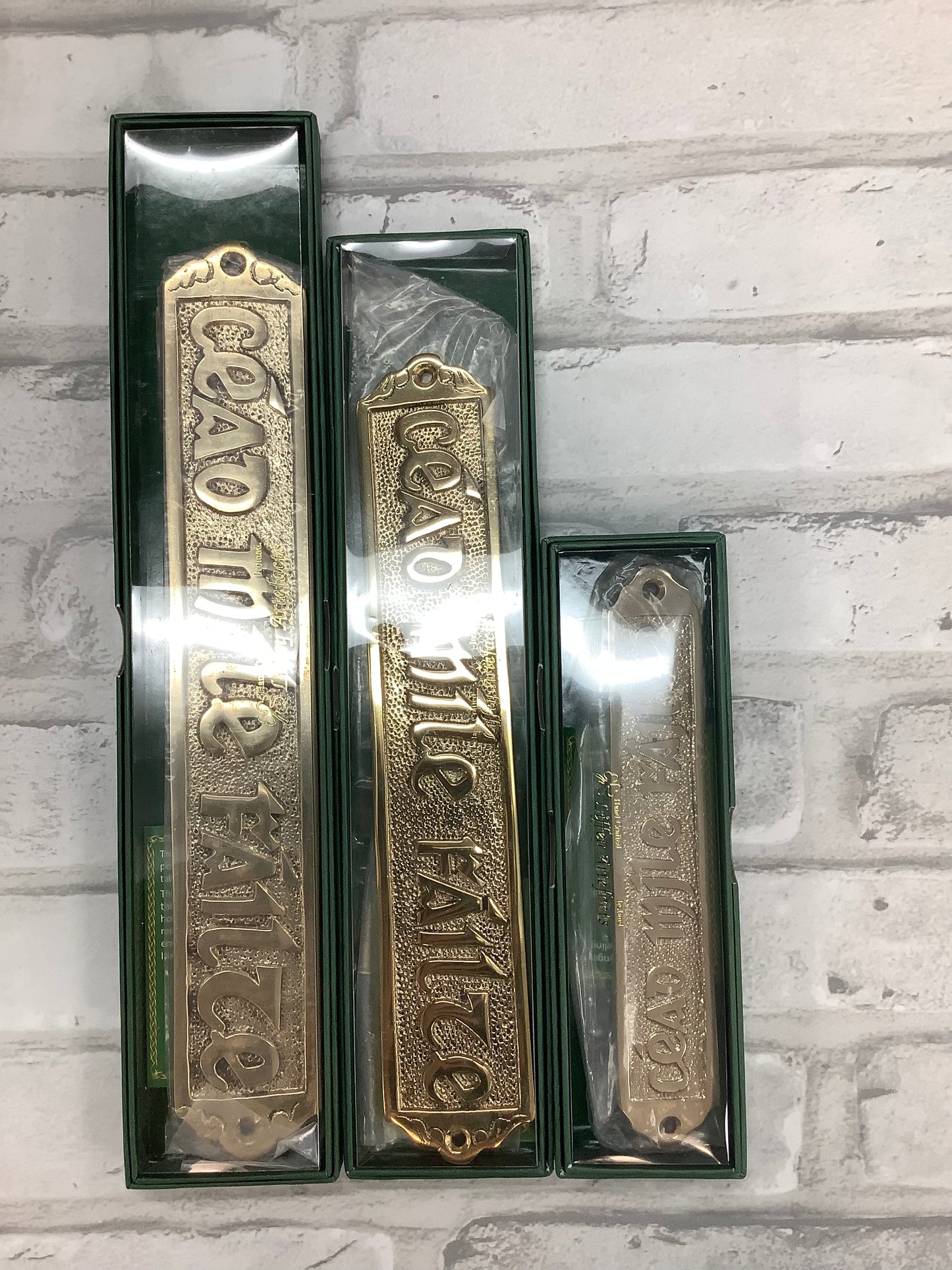 Cead mile failte plaque SWP