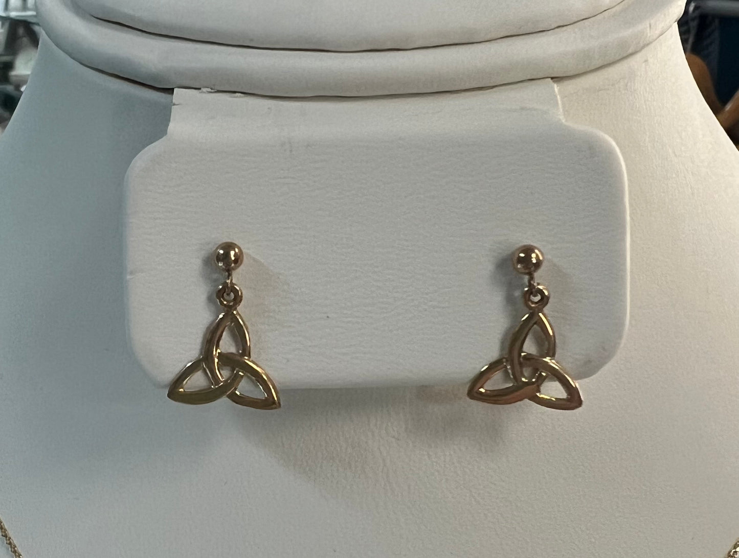 10k Gold Trinity Earrings