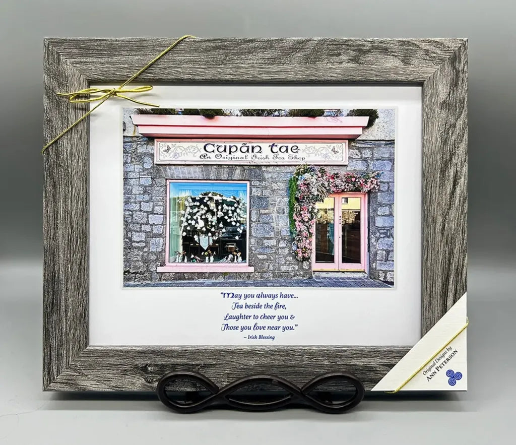 Irish Tea Shop Framed Blessing