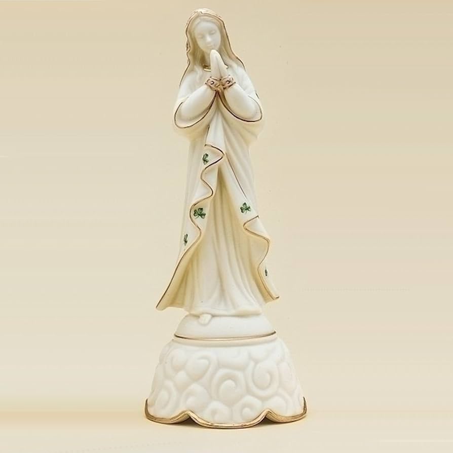 Musical Madonna with Shamrocks