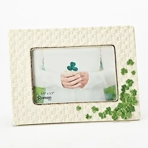 Shamrock Basketweave Frame (4x6)