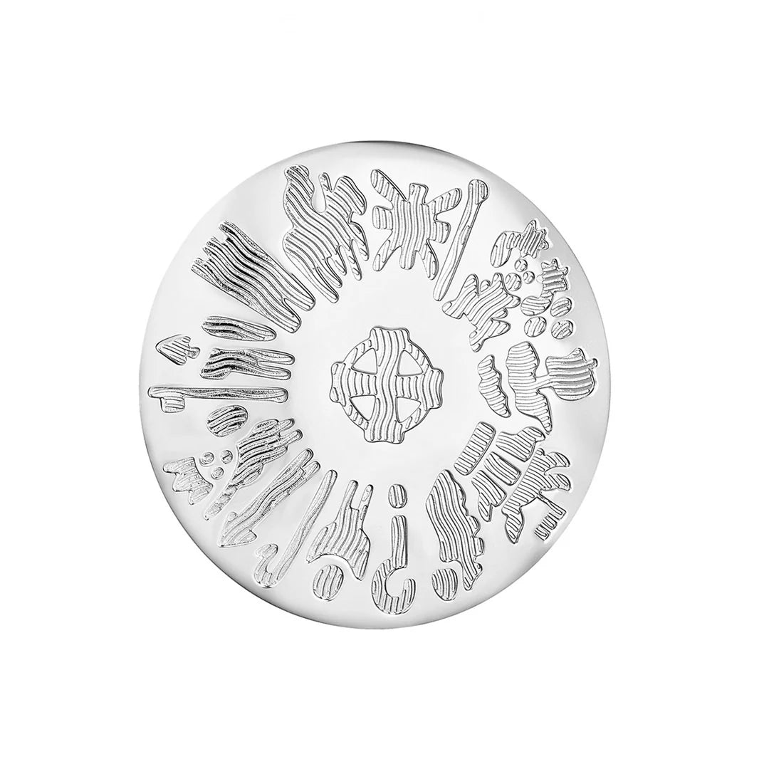 STERLING SILVER HISTORY OF IRELAND BROOCH S1655