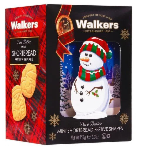 Walkers 3D Snowman Shortbread
