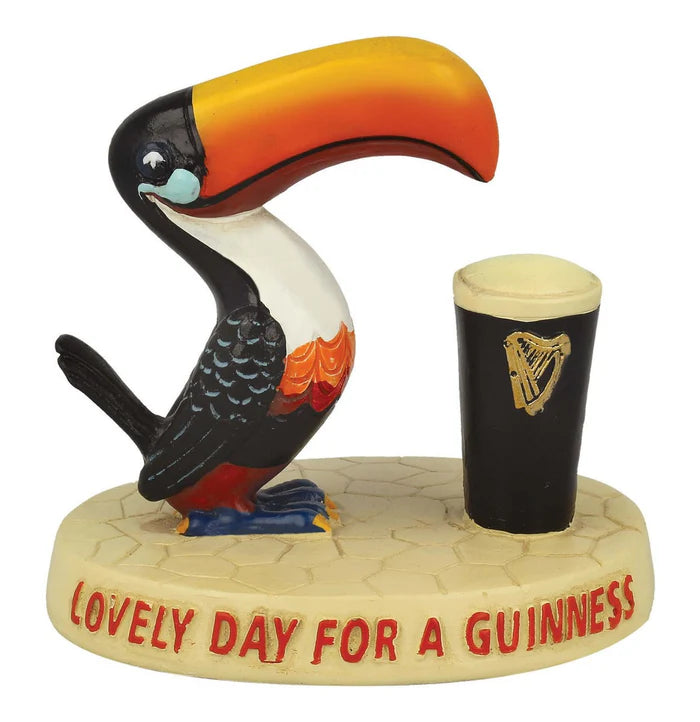 GUINNESS GILROY TOUCAN & PINT FIGURINE