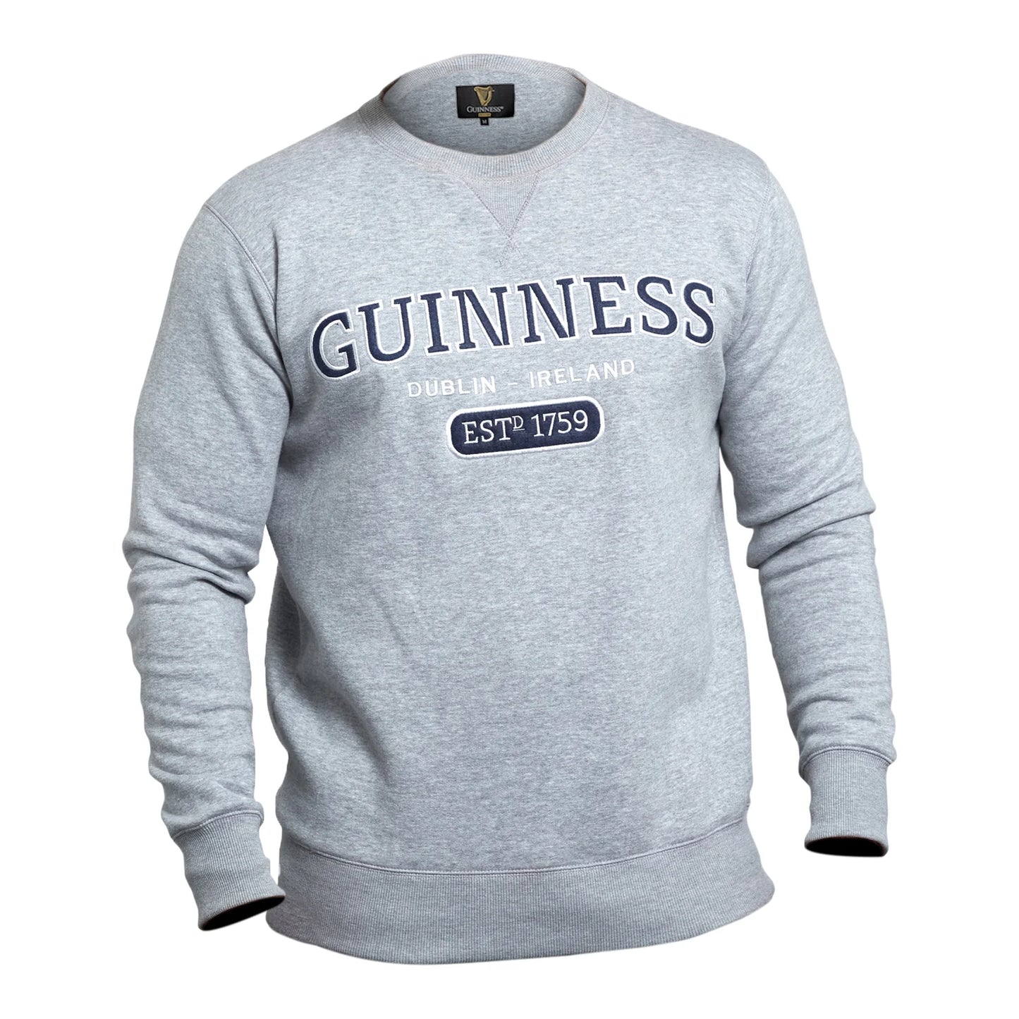 GREY CREW NECK SWEATSHIRT
