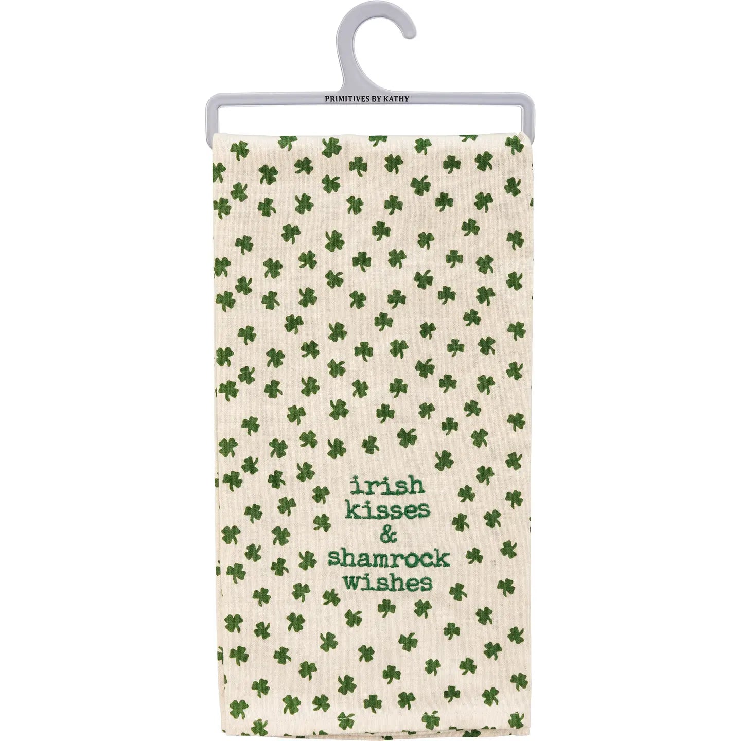 Irish kisses & shamrock wishes towel