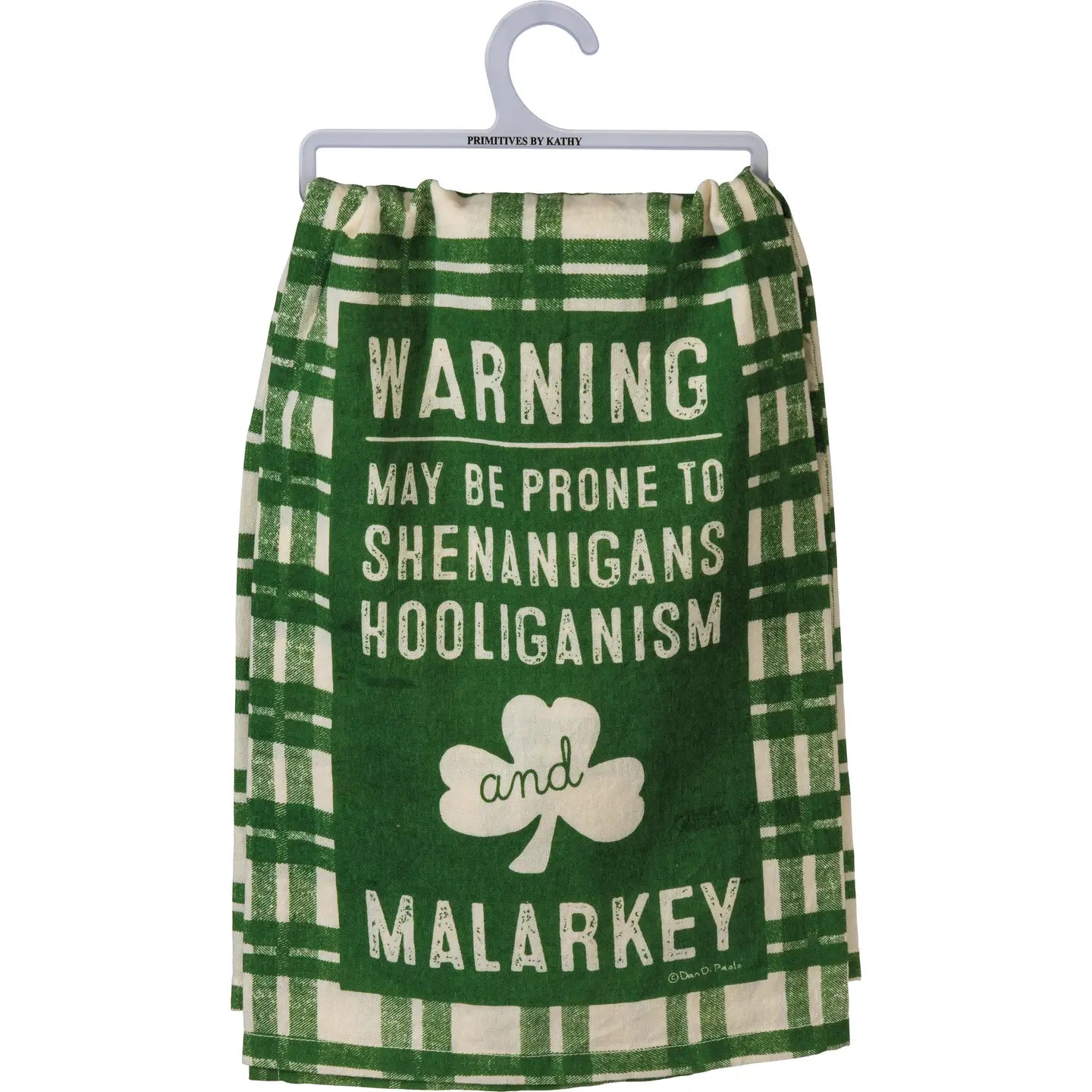 May be prone to hooliganism and malarkey … kitchen towel