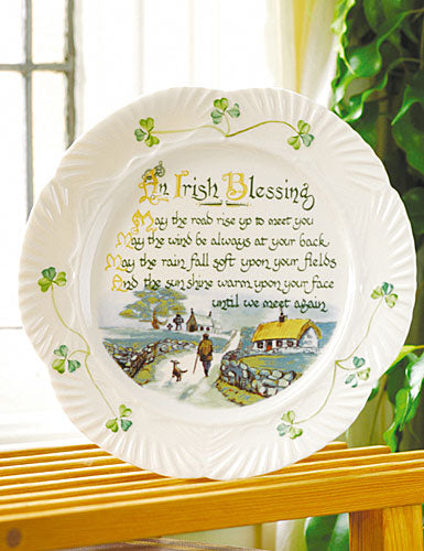 Harp Irish Blessing Plate 2574