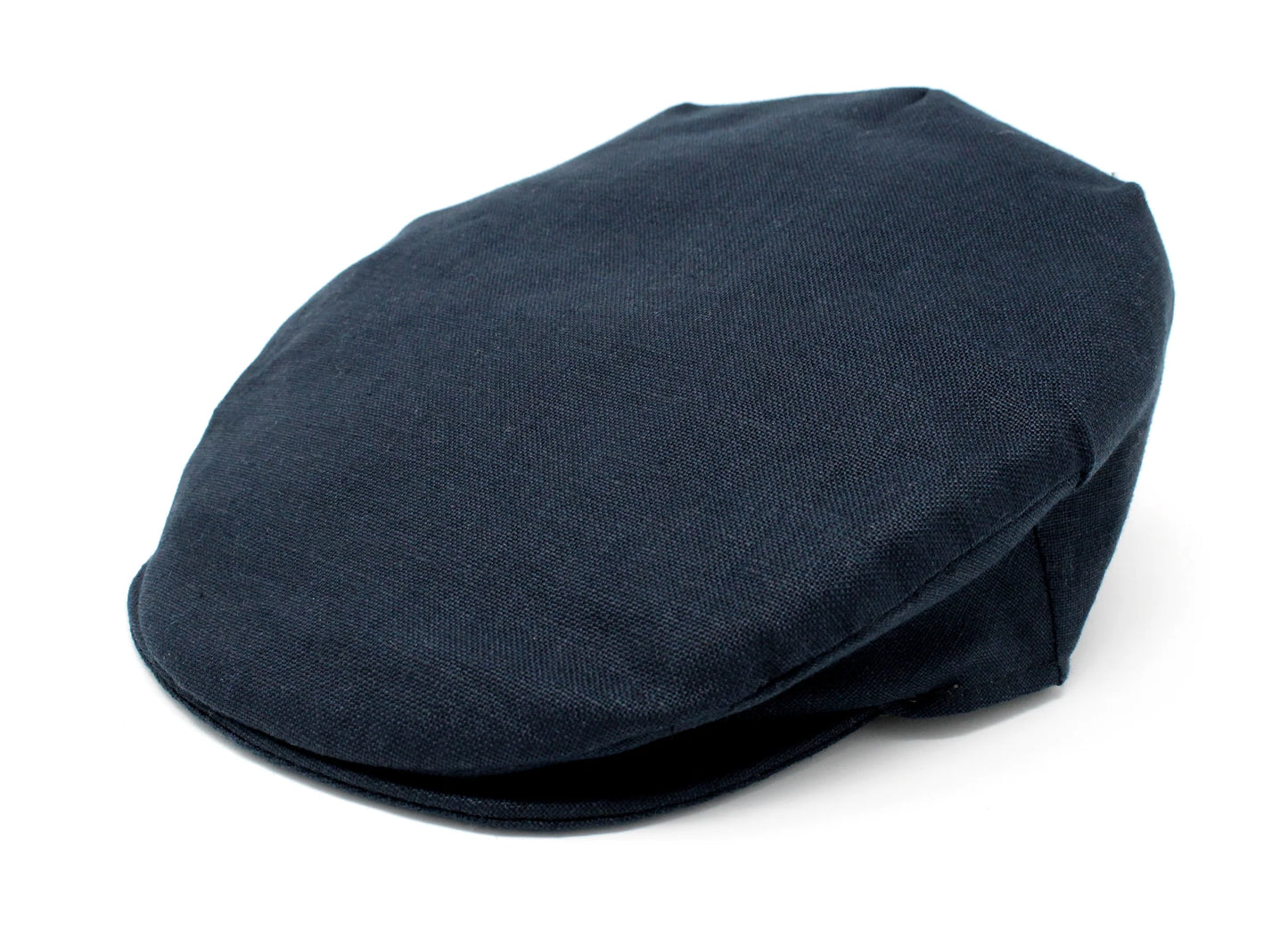 Hanna Flat Cap Linen Navy