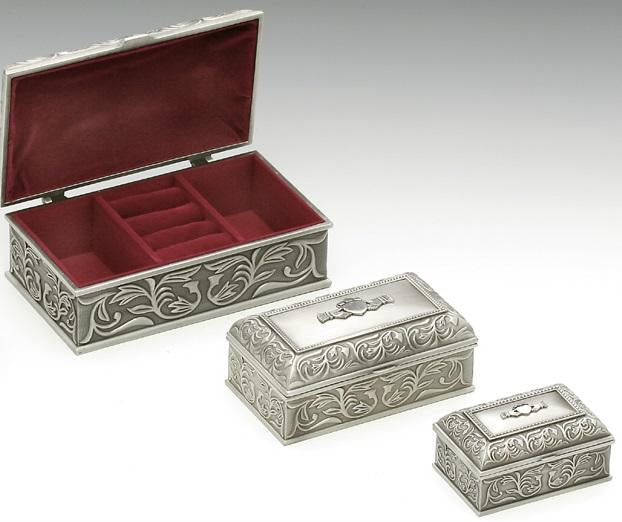 Mullingar Pewter Jewelry Box - Large MD17L