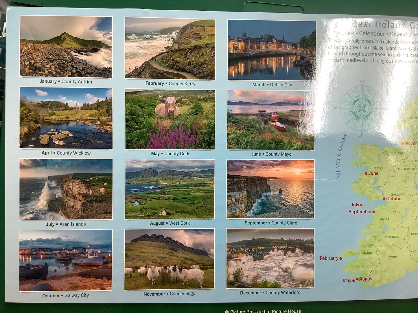 Ireland places and people 2024 calendar