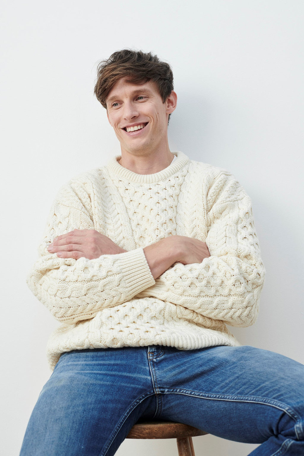 Traditional Aran Sweater A823