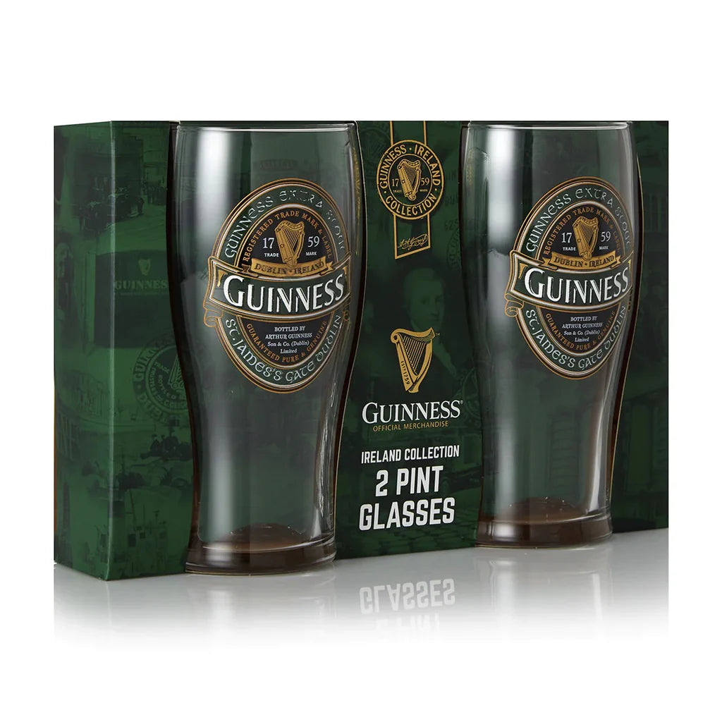 Guinness Ireland Collection 2 Pint Glasses