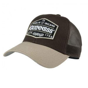 Guinness Trucker Premium Brown Cap with Patch GN9221