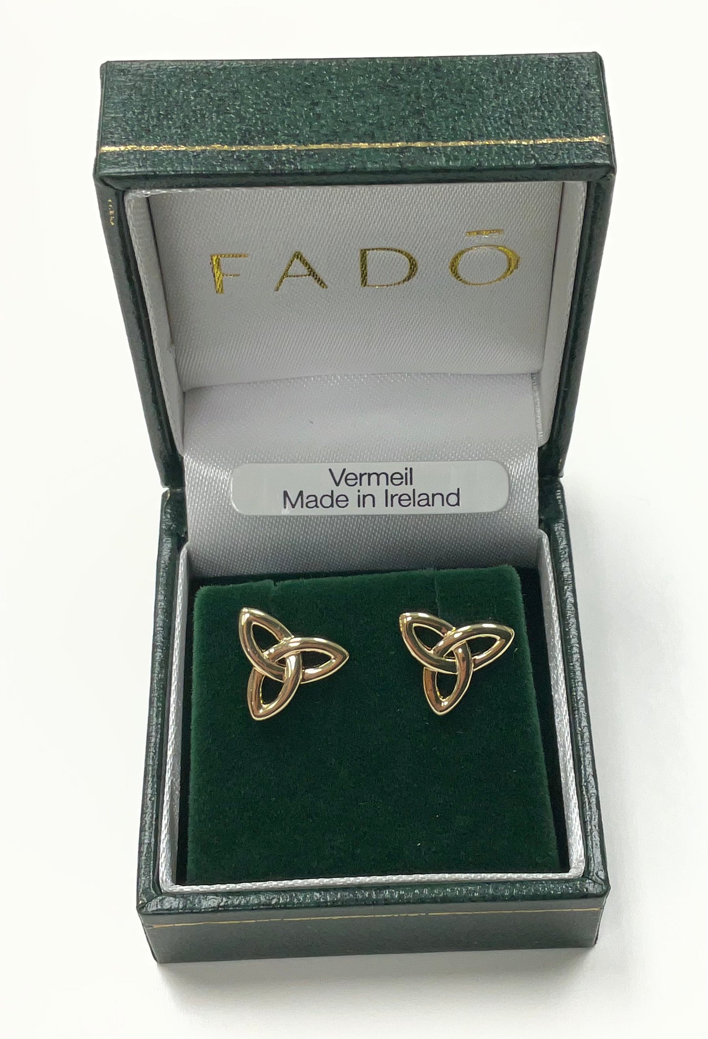 Gold Vermeil Trinity Earrings E114