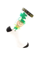 Leprechaun Shamrock Adult Socks