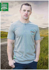 Retro Irish Ireland Celtic nation Grey tee 6609