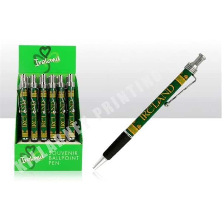 Irish Celtic Wavy Clip Pen Ref: 75238