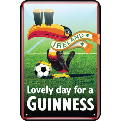 Lovely Day for a Guinness metal sign