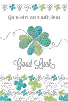 Good Luck greeting card