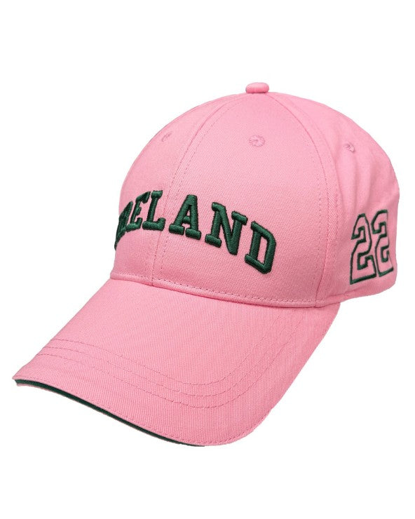 Ireland Baseball Cap In Pink & Green R6171