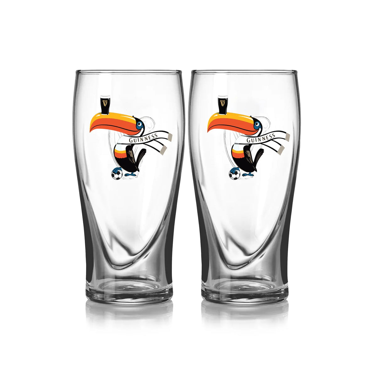 GUINNESS SOCCER PINT GLASS 2 PACK – SPECIAL EDITION