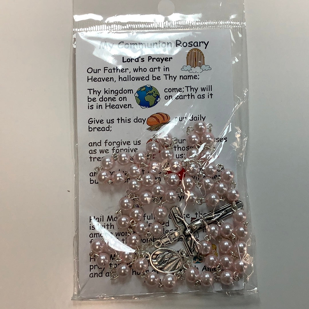 First communion rosary P532