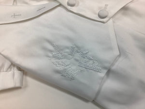 Boys Baptism outfit Shorts with cross and dove 1113