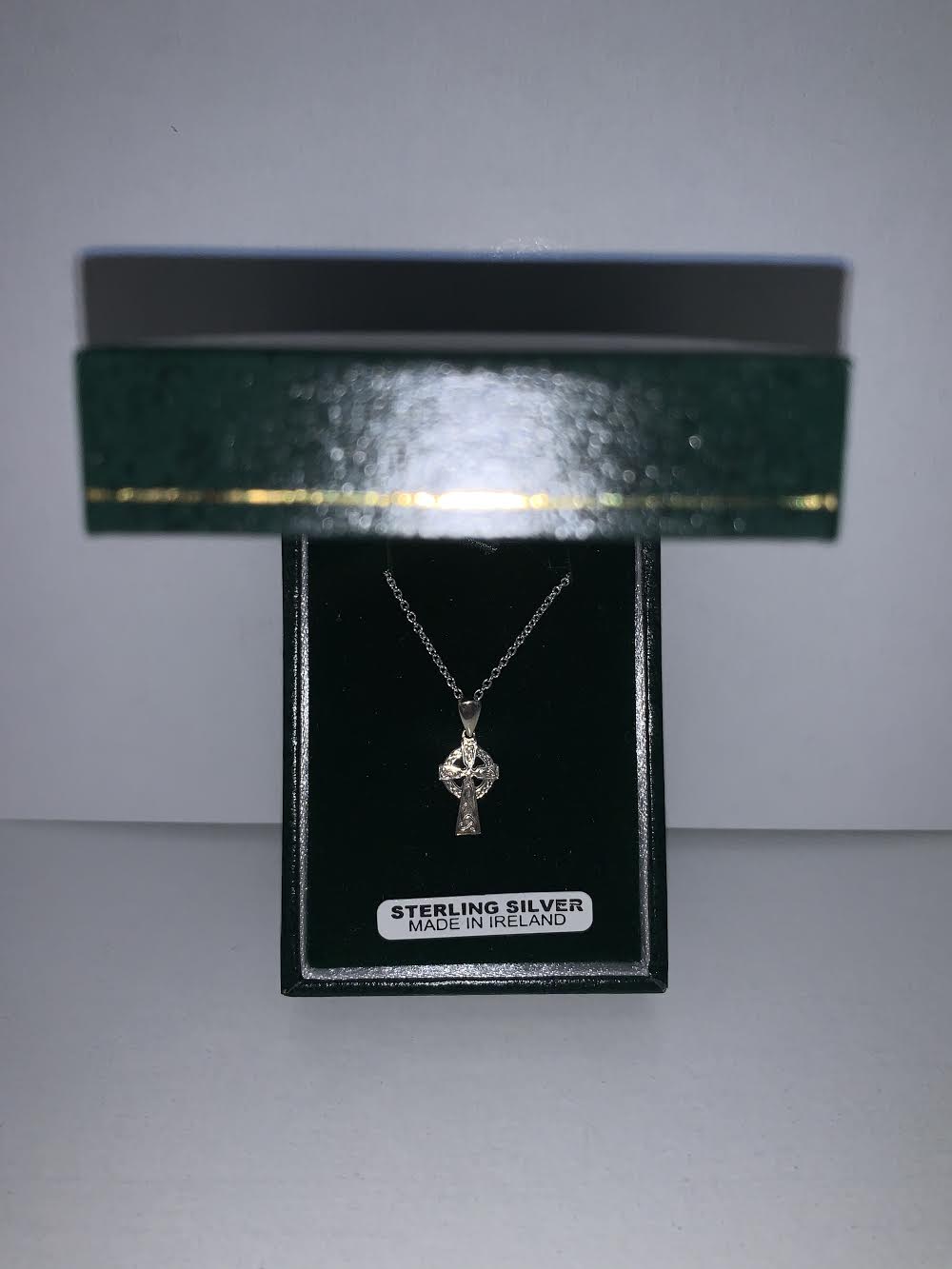 Silver Children's Celtic Cross