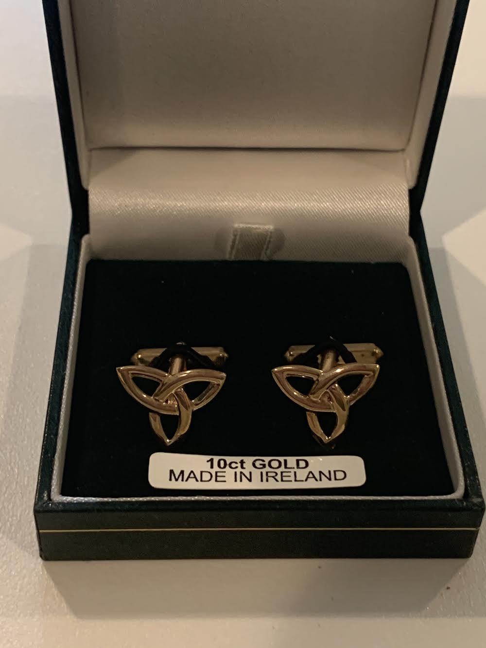 10K Gold Trinity Knot Cufflinks
