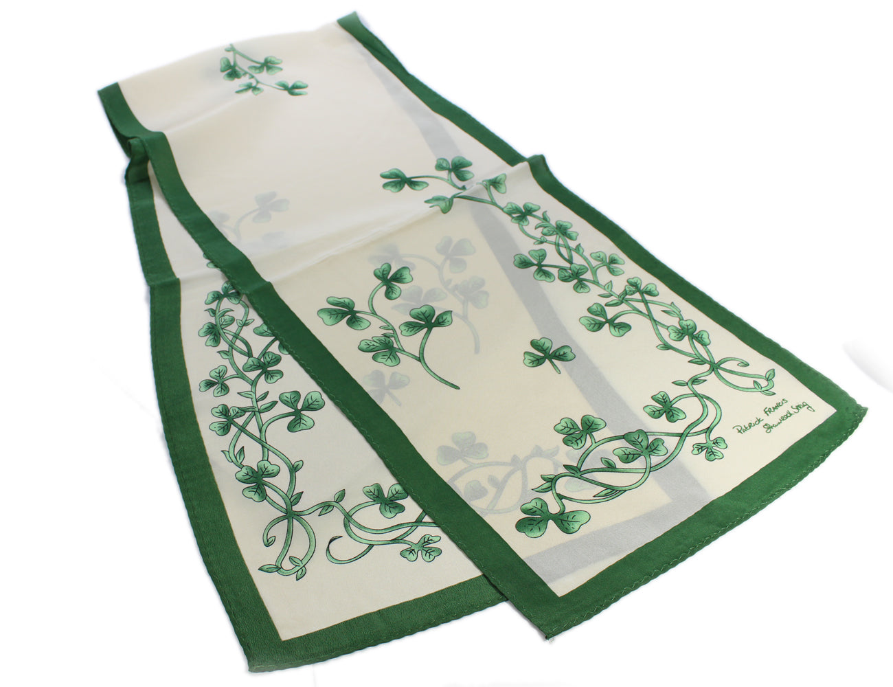 Patrick Francis shamrock scarf