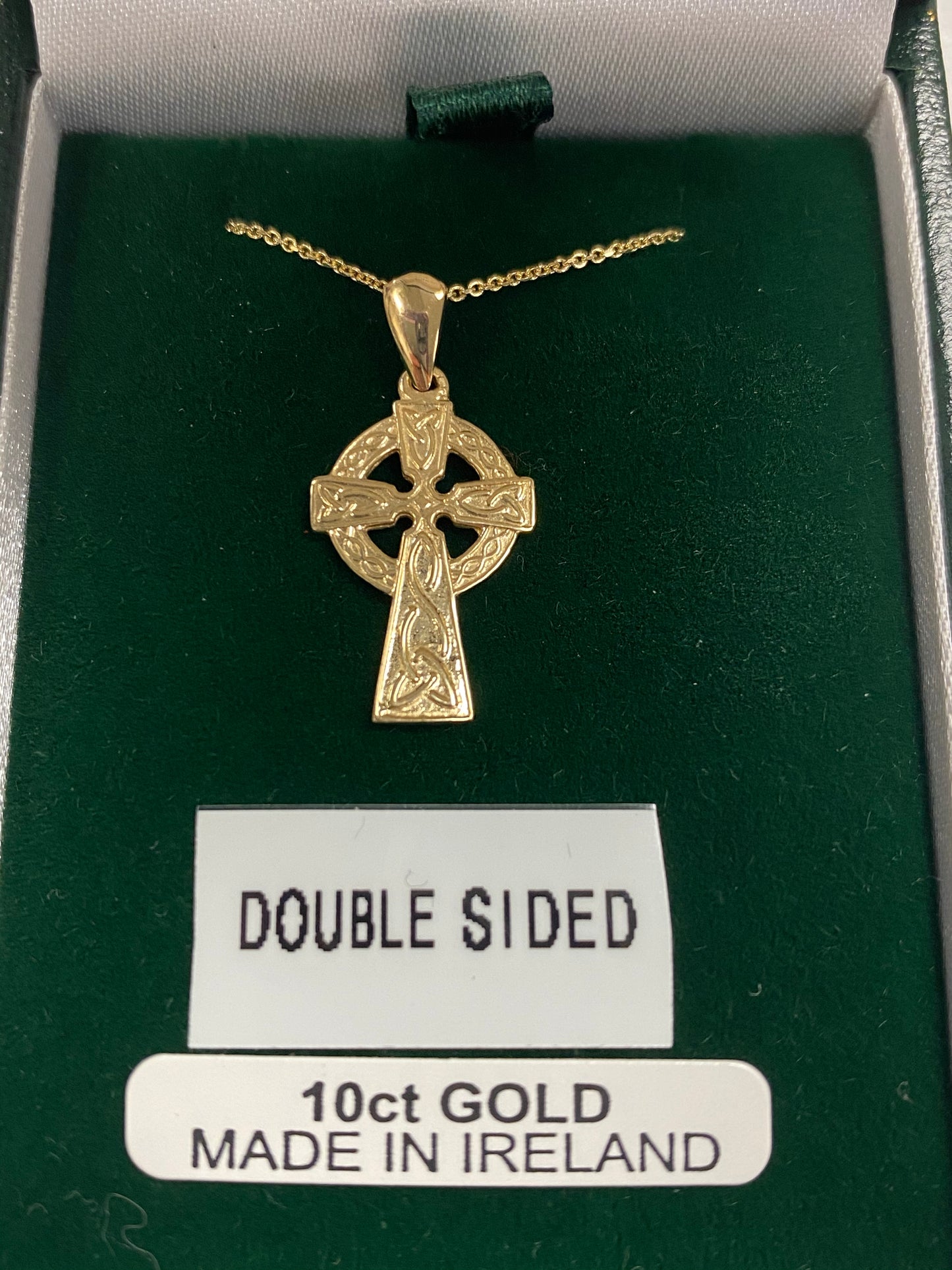 10k Medium Double Sided Flat Celtic Cross Ma24ds