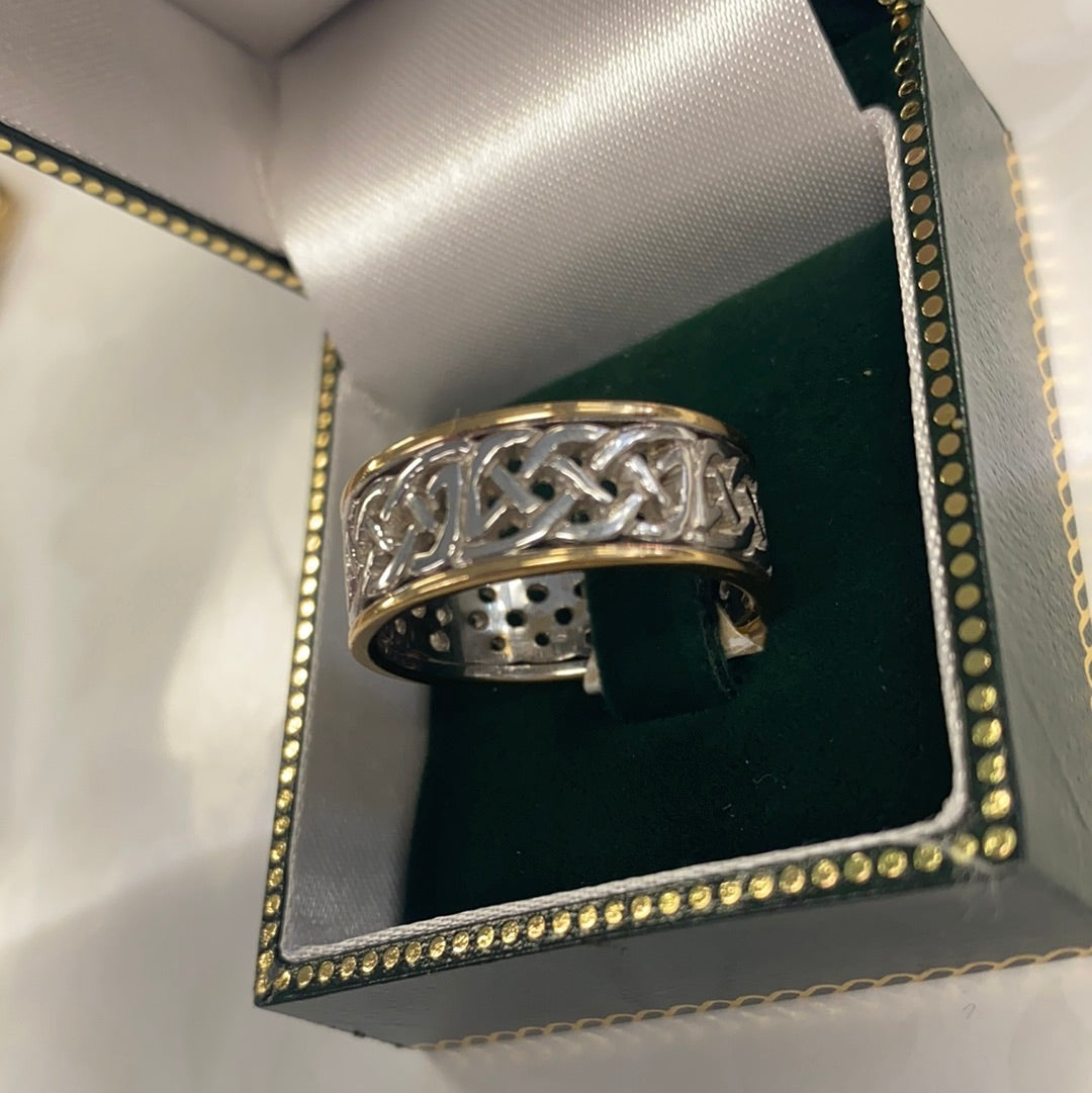 14K Gents two-tone by Fado #40 9.5