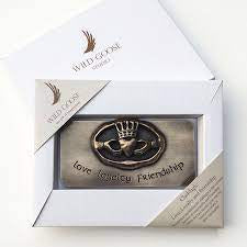 Claddagh bronze plaque