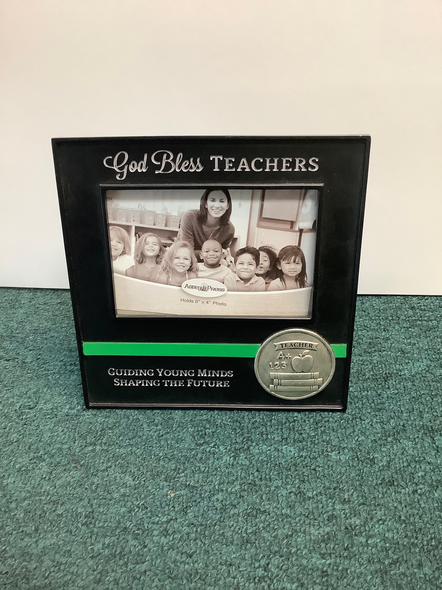 God bless teachers frame