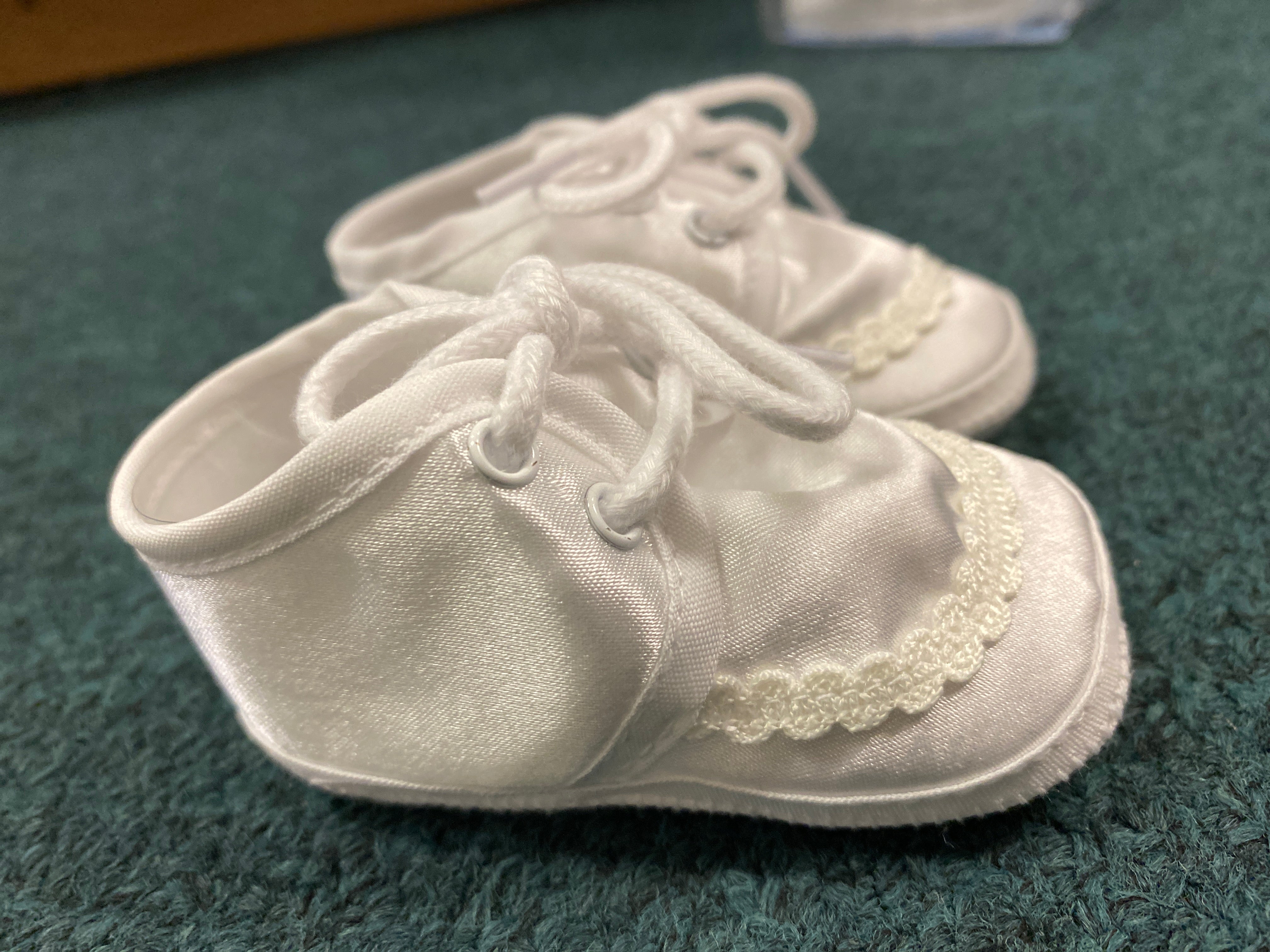 Newborn Boys Baptism Shoes