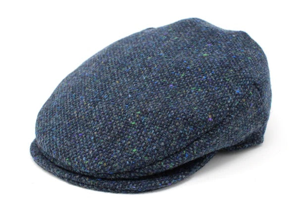 VINTAGE CAP TWEED blue speck by Hanna hats